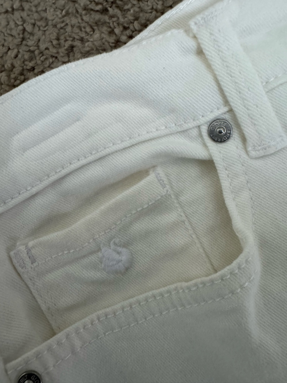 Gloria Vanderbilt slimming Amanda White Capri Jeans 14P - Picture 6 of 8